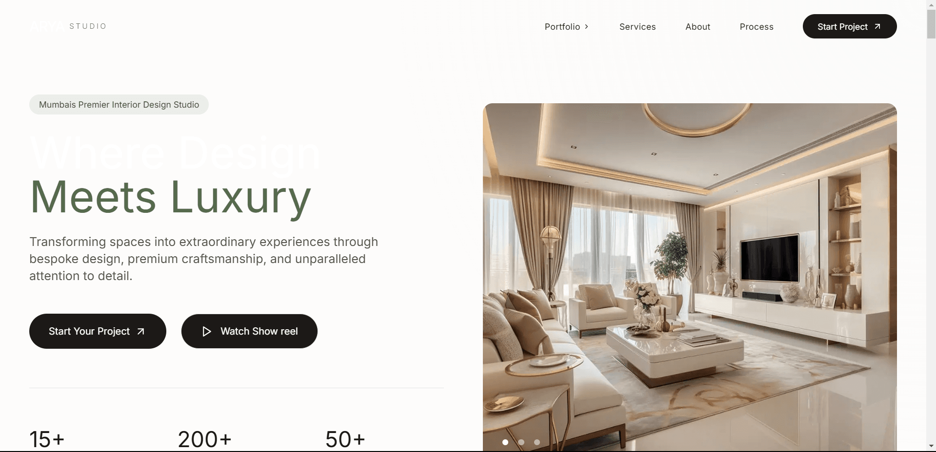Interior Designer Landing Page