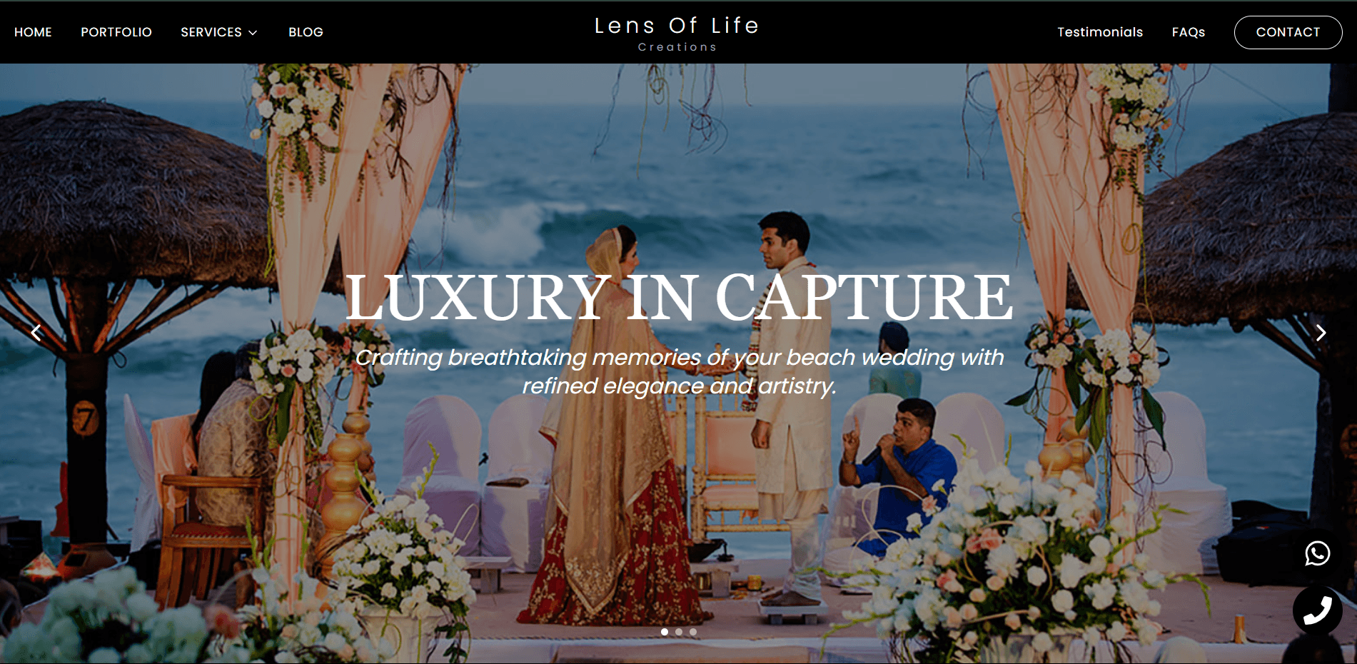 Lens of Life Creations Website